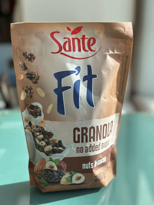 Kép: Sante Fit Diós Kakaós Granola Gabonapehely