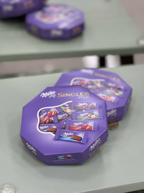 Kép: Milka Singles Mix Tejcsokoládé válogatás