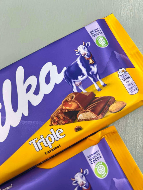 Kép: Milka Karamellás Csokoládé