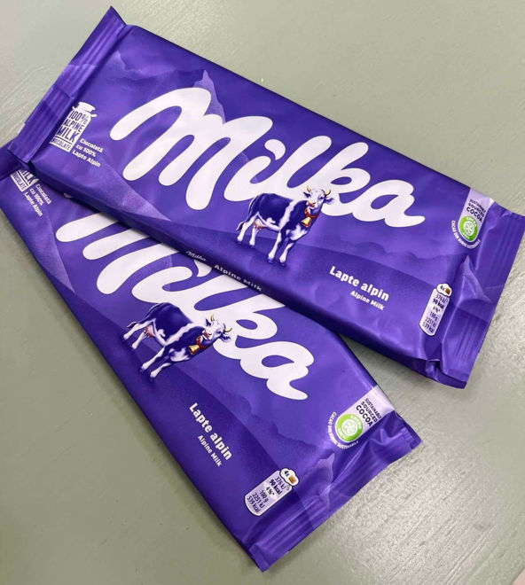 Kép: Milka Tejcsokoládé