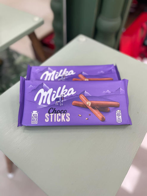 Kép: Milka Choco Sticks Kekszes tejcsokoládé 112g