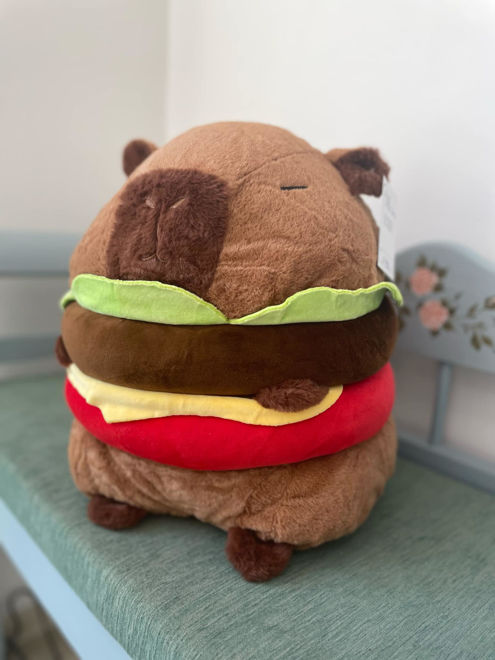 Kép: Capybara Hamburger 40 cm