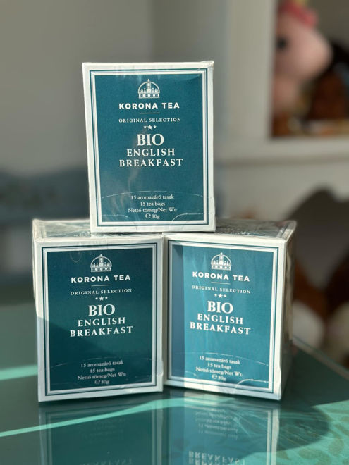 Kép: Korona Tea Bio English Breakfast Fekete Tea 15db