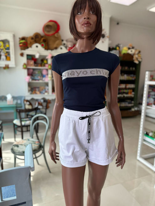 Kép: Mayo Chix Titu Fehér Rövidnadrág