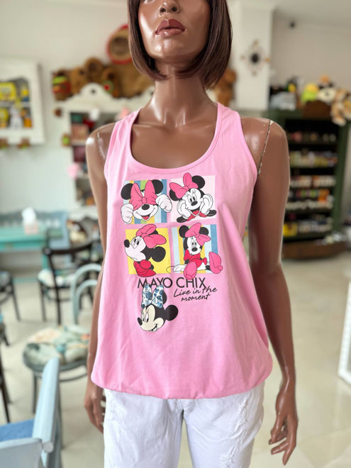 Kép: Mayo Chix Roseann Rózsaszín Mickey Felső