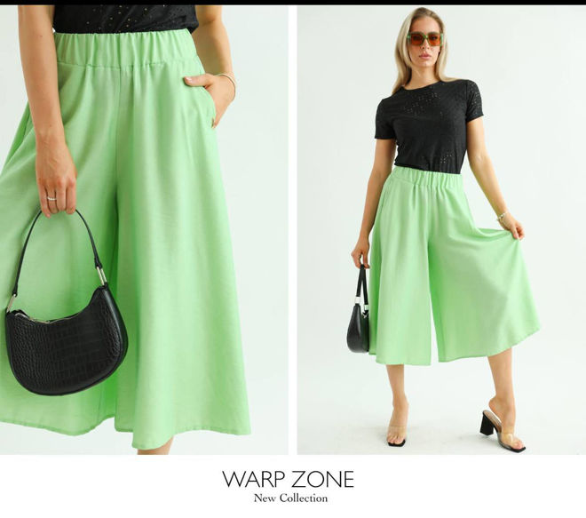 Kép: Warp Zone Menta Bőszárú Nadrág