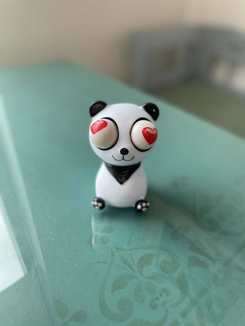 Kép: Panda Világító Szemű Stressz Nyomkodós Figura