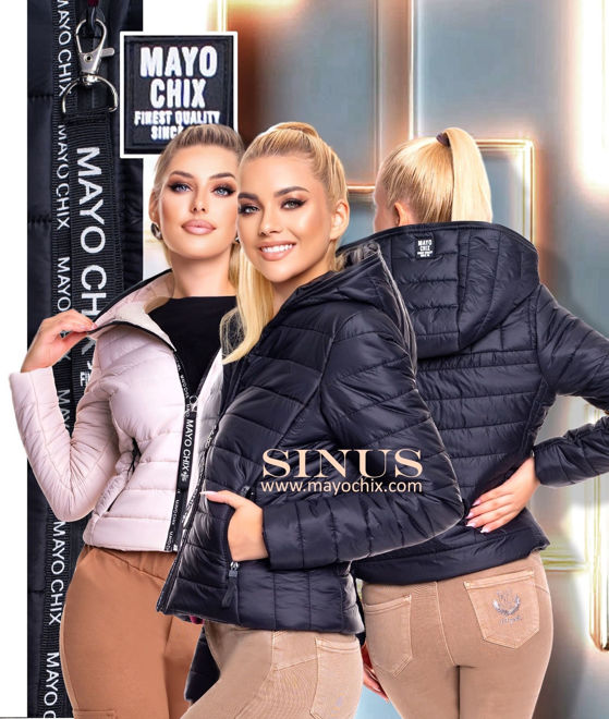 Kép: Mayo Chix Sinus Fekete Kabát