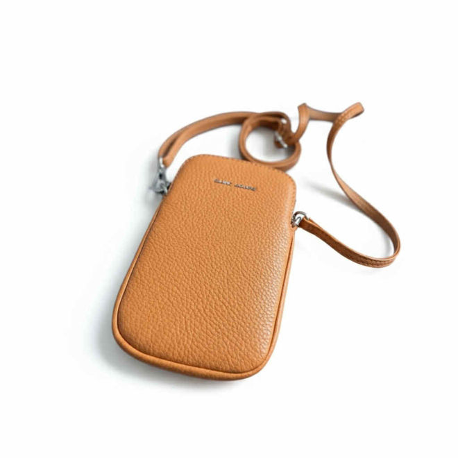 Kép: David Jones Narancs Ezüst Cipzáros Telefontartó Táska