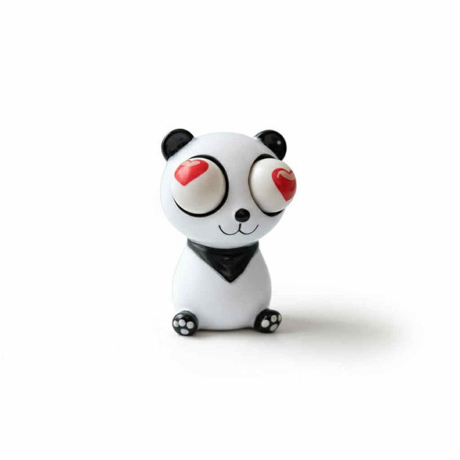 Kép: Panda Világító Szemű Stressz Nyomkodós Figura