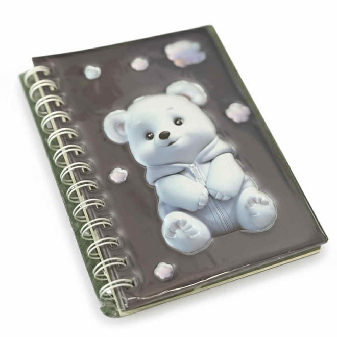 Kép: Lila Jegesmedve Jegyzetfüzet