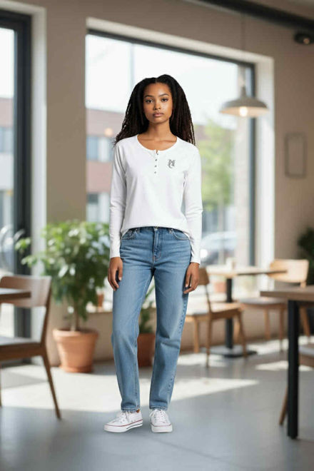 Kép: Mayo Chix Fehér Oxford Póló