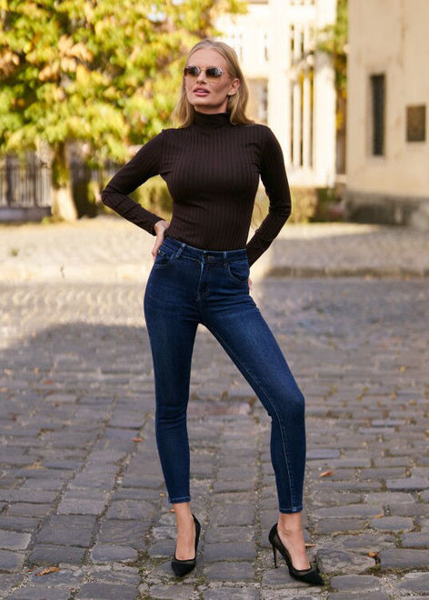 Kép: Envy Barna Félgarbós Hosszú Felső