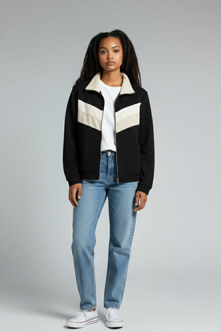 Kép: La Chére Fekete Kardigán Hosszú Ujjú Felső