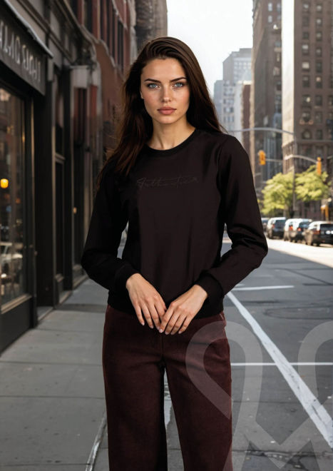 Kép: Magenta Fekete Feliratos Felső