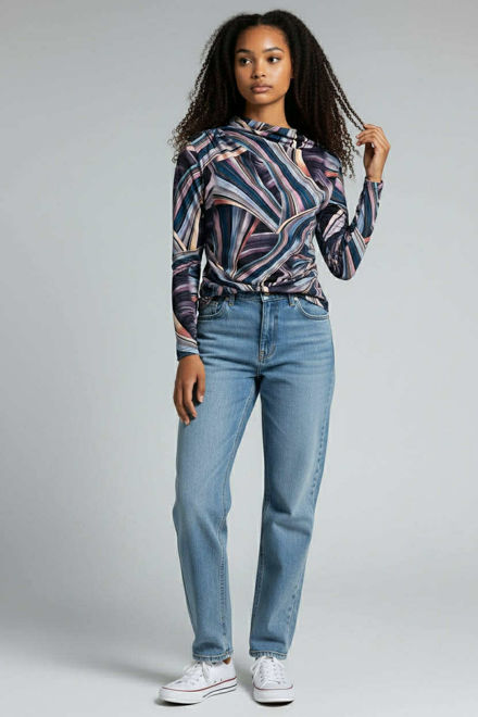 Kép: Masca Színes Csíkos Húzott Felső