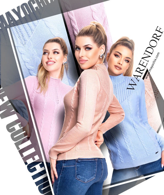 Kép: Mayo Chix Warendorf Bézs Minás Pulóver