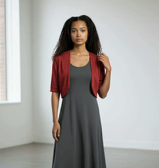 Kép: Csillogó Piros Boleró