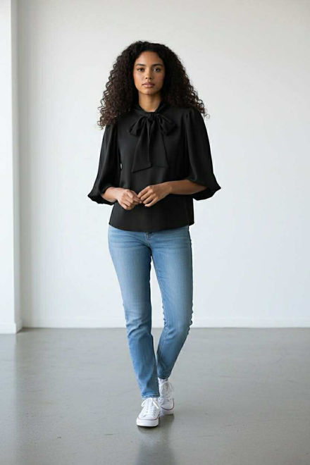 Kép: Envy Fekete Masnis Felső