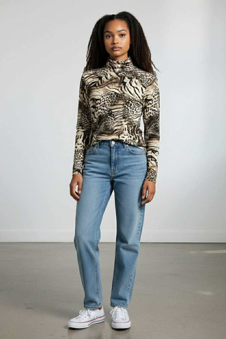 Kép: MissQ Puha Ocelot Mintás Felső