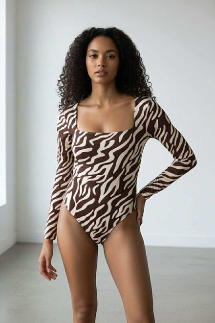 Kép: La Pierre Zebra Mintás Body